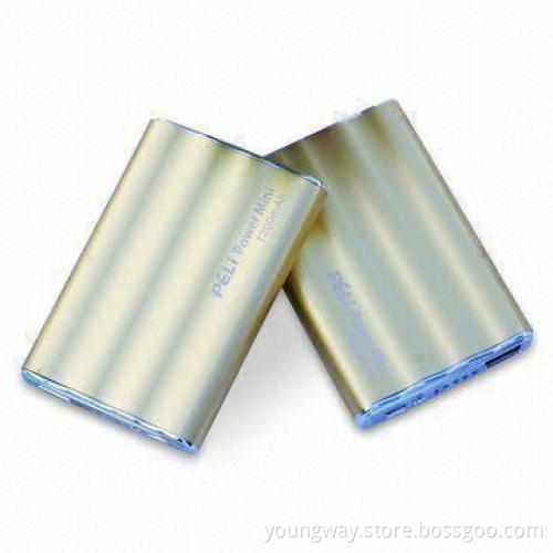 7,200mAh Power Bank for Most Types of Mobiles and Digital Communication Products, w/ 5V DC/6 Colors